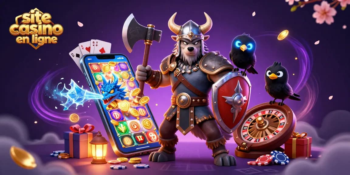 Atteignez des gains sur site casino en ligne avec des héros des jeux de hasard qui jonglent avec des jetons et des cartes