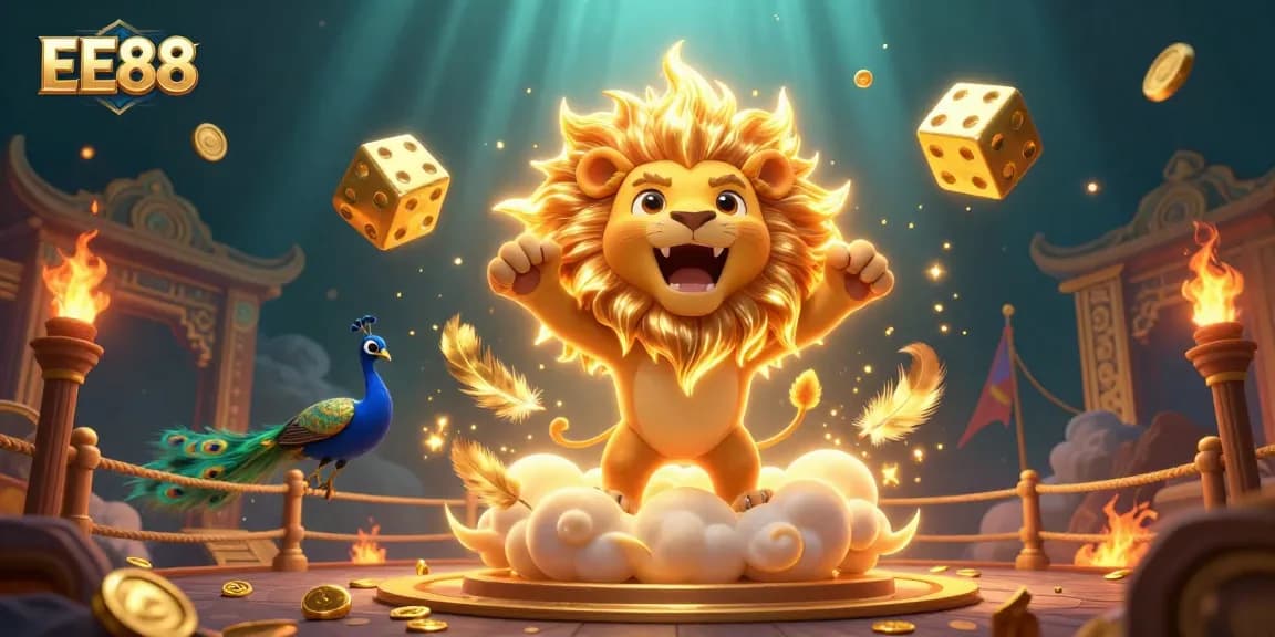 Engage in thrilling slots action at EE88, highlighted by dynamic 3D characters and captivating game elements.