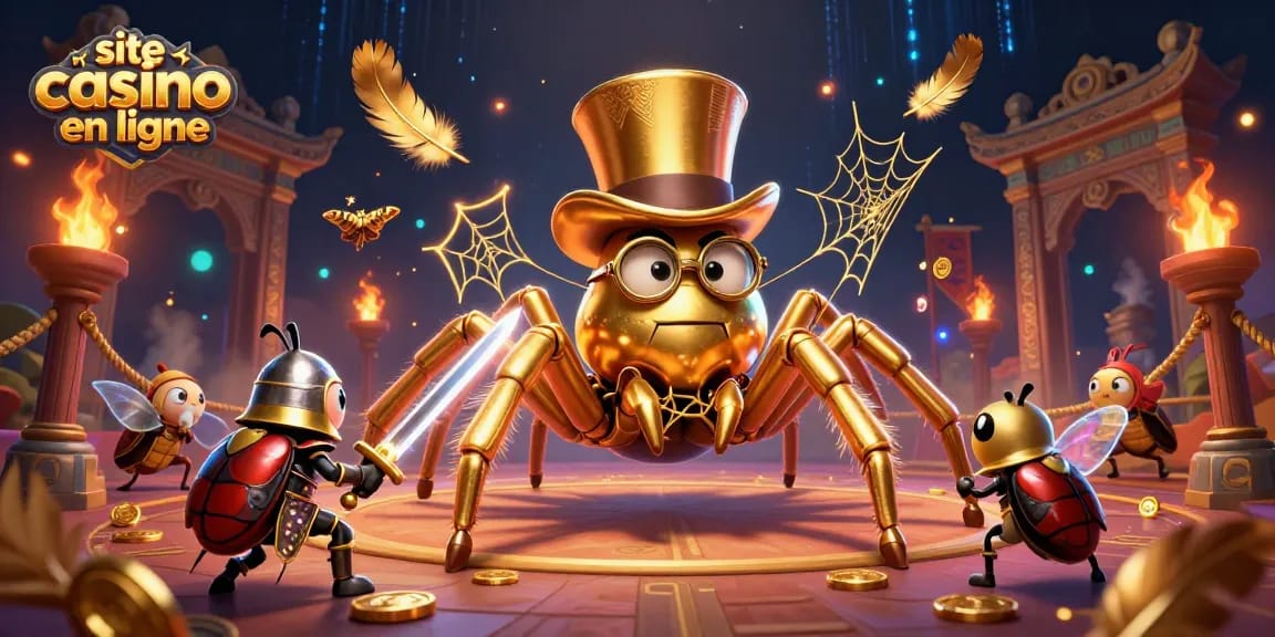 Profitez des jeux sur les sites de casino en ligne avec notre illustration unique de casino.