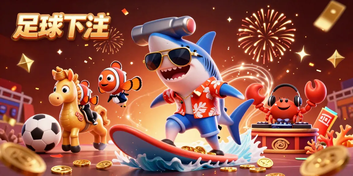 在足球下注平台上体验生动的海洋主题，冲浪鲨鱼与运动元素共同营造出更完美的下注环境。