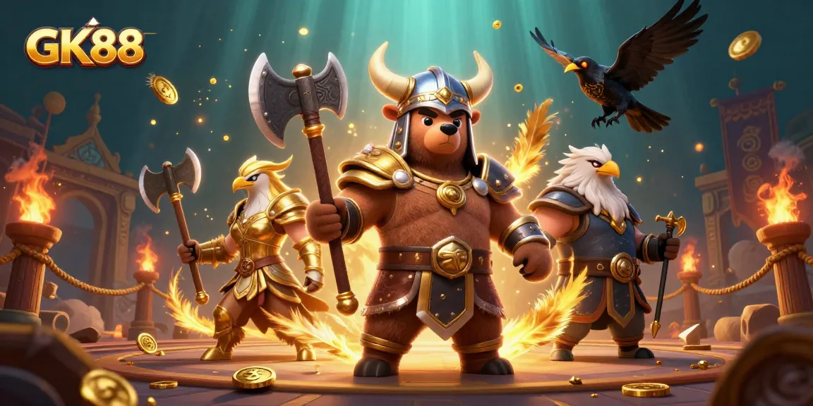 Experience thrilling gameplay at GK88 with a captivating Viking fantasy casino adventure.
