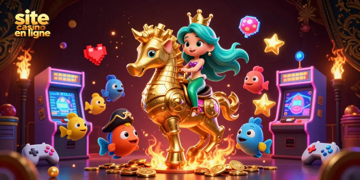 Jouez sur un site casino en ligne avec une princesse sirène et des machines colorées