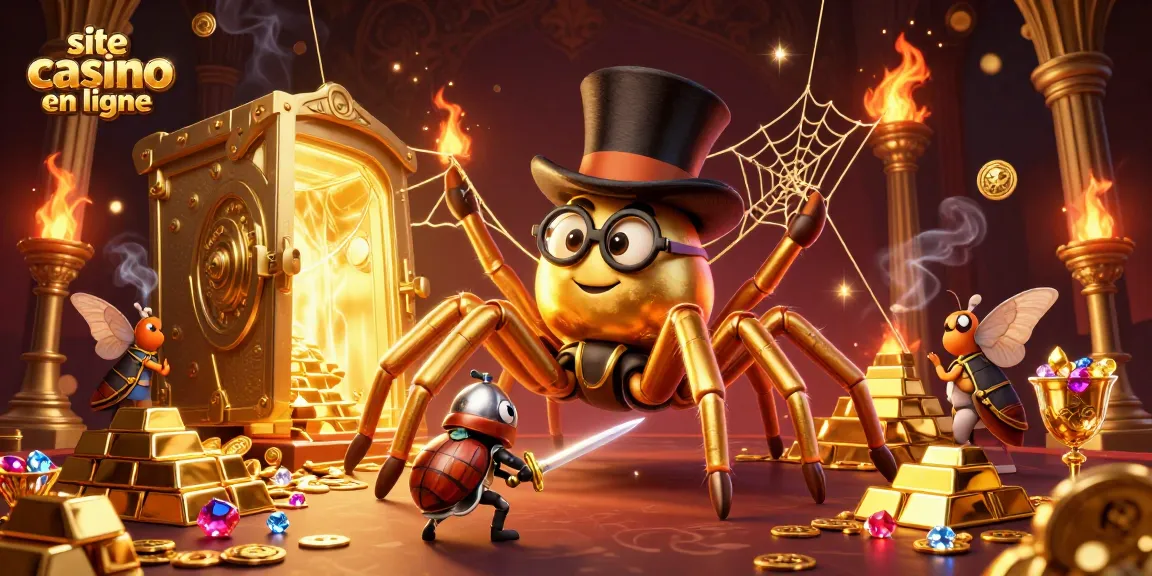 Jouez sur le site casino en ligne avec notre illustration dynamique de casino et de personnages.