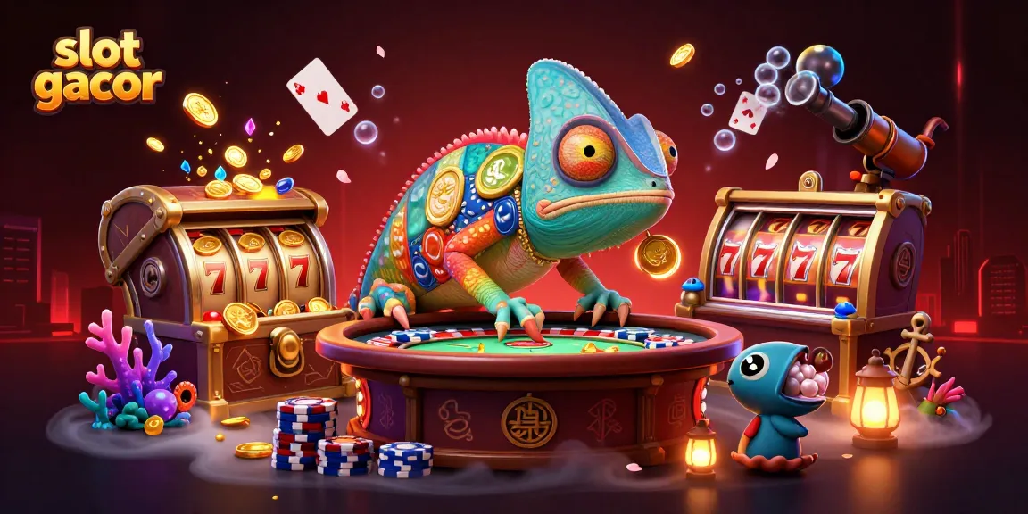 Slot gacor menghadirkan visual menarik dengan chameleon kasino 3D dan elemen permainan yang kaya.