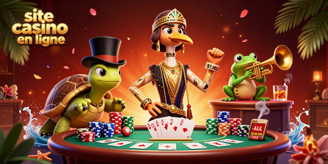 Découvrez un site casino en ligne animé avec des personnages ludiques au cœur de l'action.