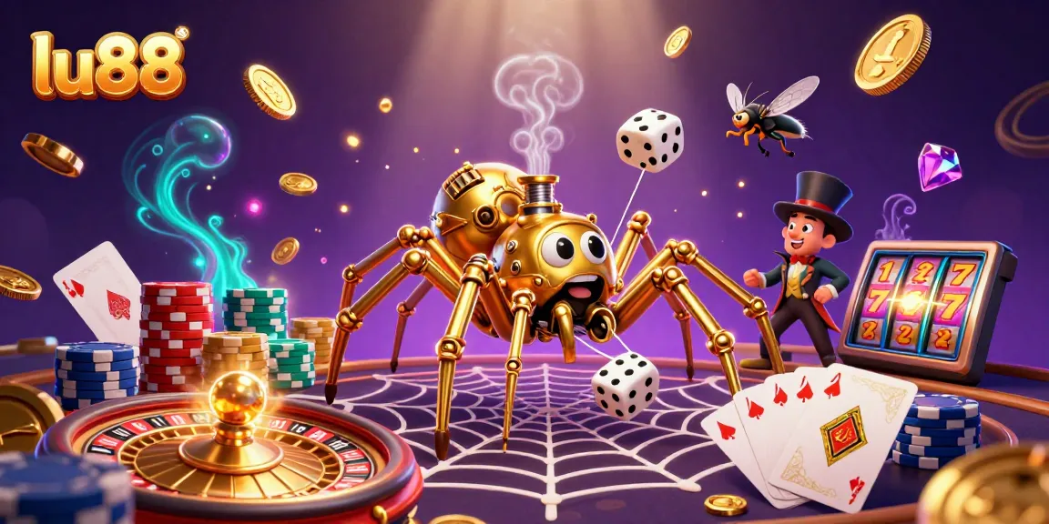 Catch thrilling casino action with lu88 at its core, displaying vibrant 3D characters and game elements.