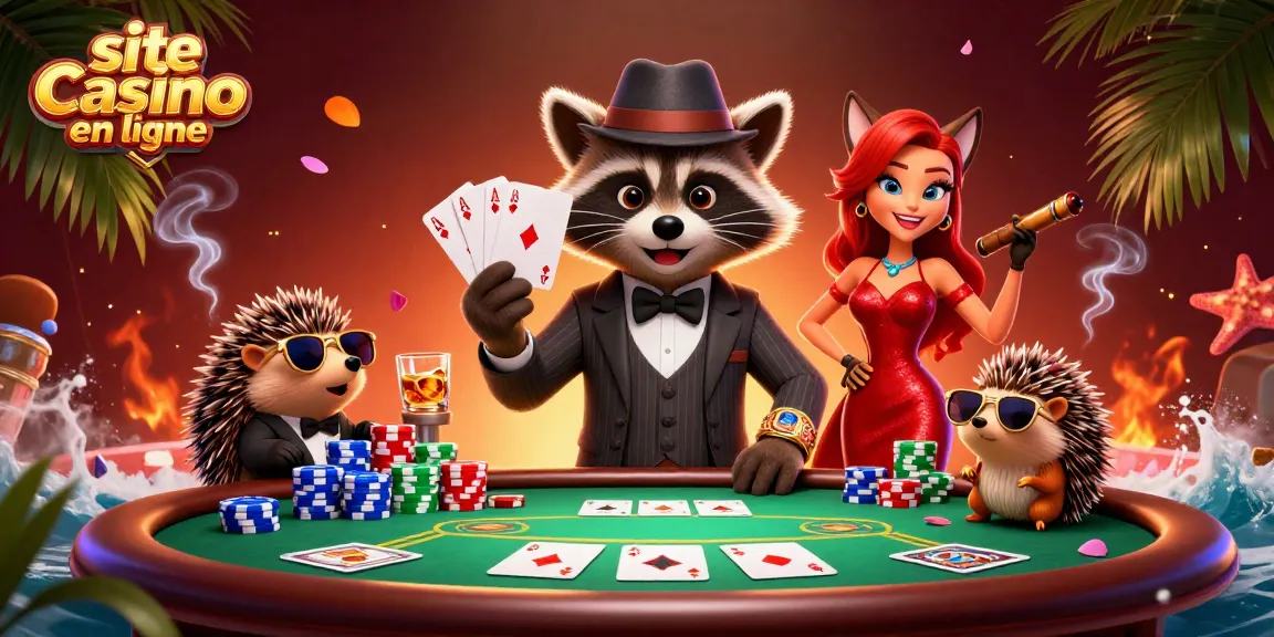 Jouer sur le site casino en ligne avec des personnages amusants dans un cadre dynamique et coloré.