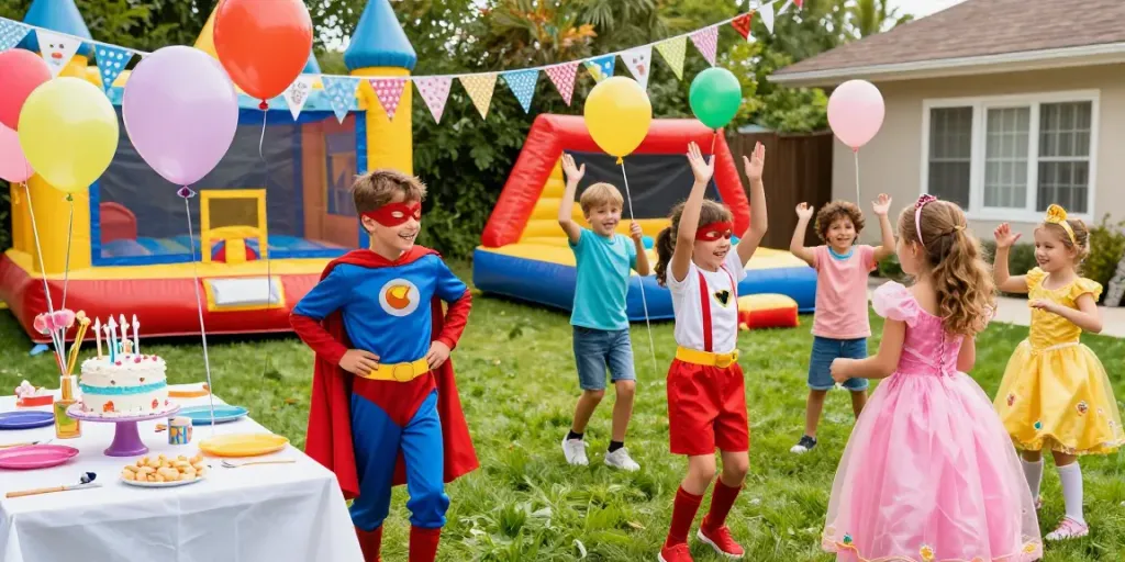 Character rentals bring joy to kids' parties with vibrant superhero and princess appearances.