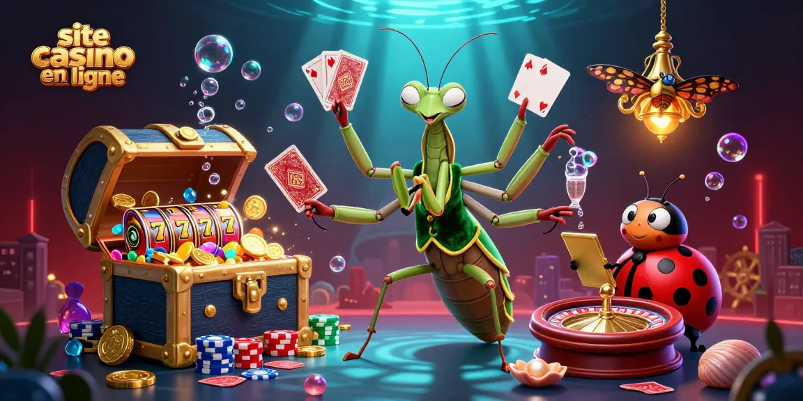 Profitez d'une scène animée de casino en ligne avec des personnages captivants et une ambiance de jeu dynamique.