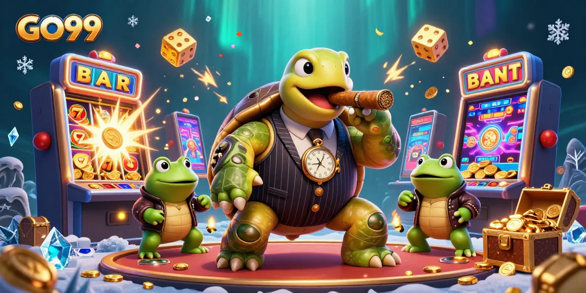Experience thrilling gameplay at GO99 with a vibrant scene of animated casino excitement.