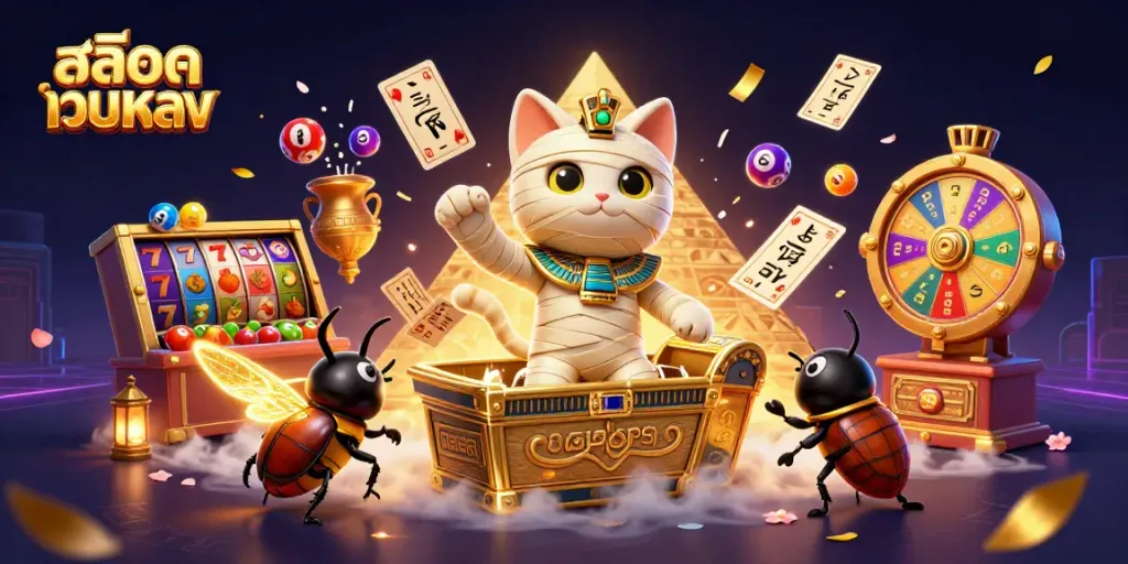 เล่นสล็อตเว็บตรง ในคาสิโนพีระมิด พร้อมเกมหลากหลายและโบนัสมหาศาล