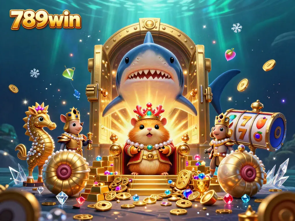 Engage in thrilling adventures with 789win featuring a majestic hamster king and treasures galore.