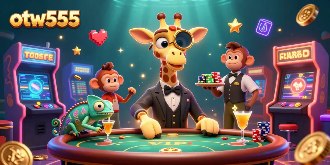 Experience thrilling gaming adventures with otw555's high-roller giraffe and dynamic casino elements.