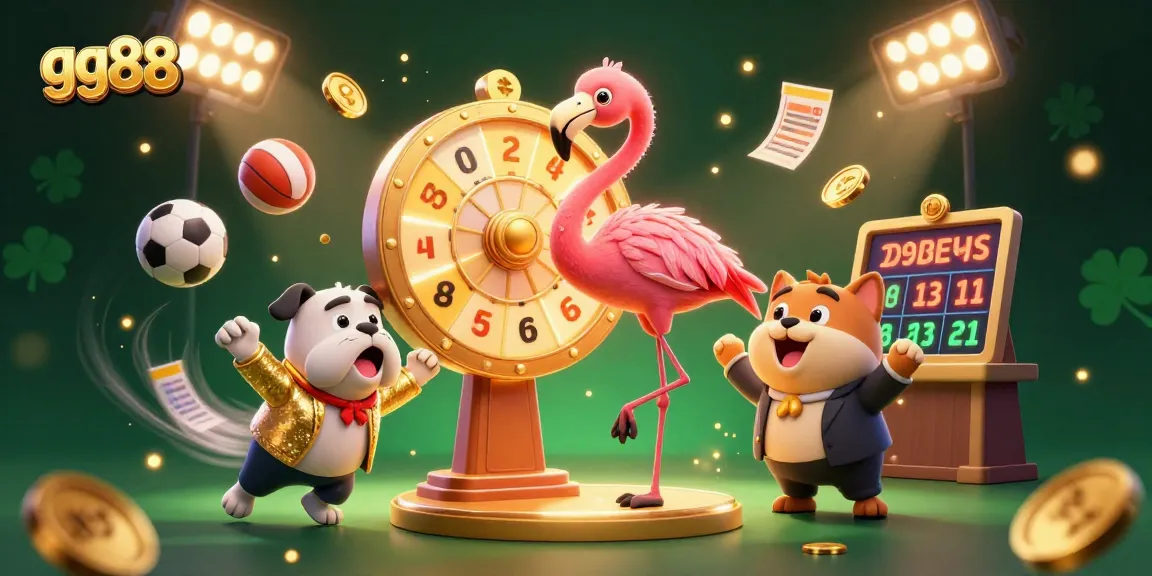 Engage with gg88's exciting games showcased in an animated casino scene with vibrant characters and dynamic gameplay elements.
