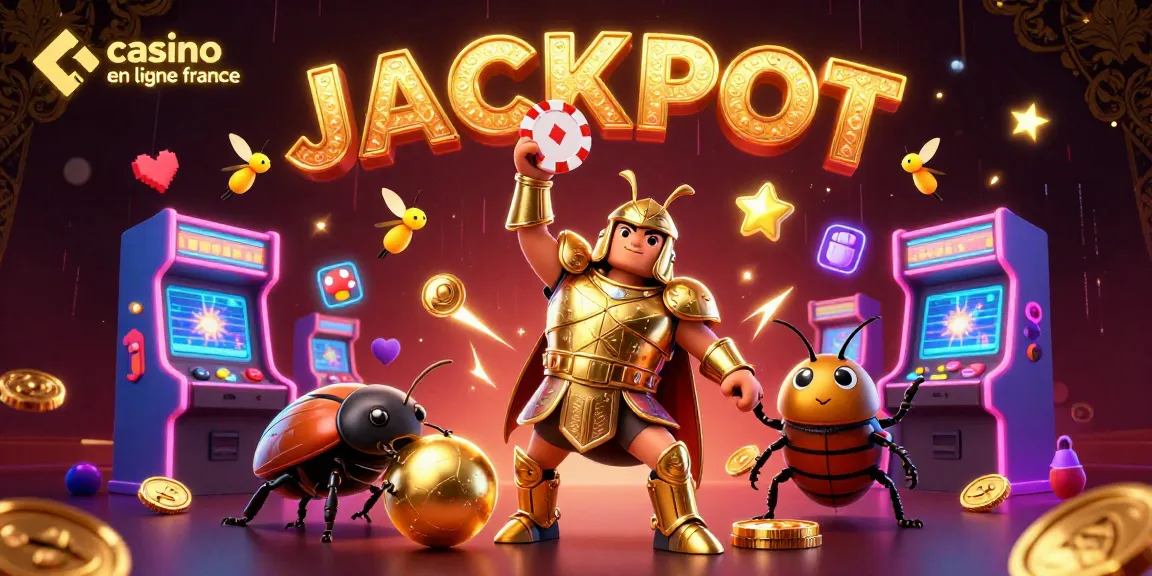 Le casino en ligne France révèle son côté ludique avec des personnages animés et des éléments de jeux d'arcade.