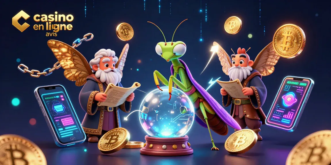Évaluez les casinos en ligne avec ce visuel captivant illustrant un monde mystique.