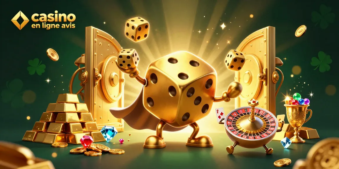 Jouez dans un univers fascinant de casino en ligne avec des personnages animés et une richesse dorée.