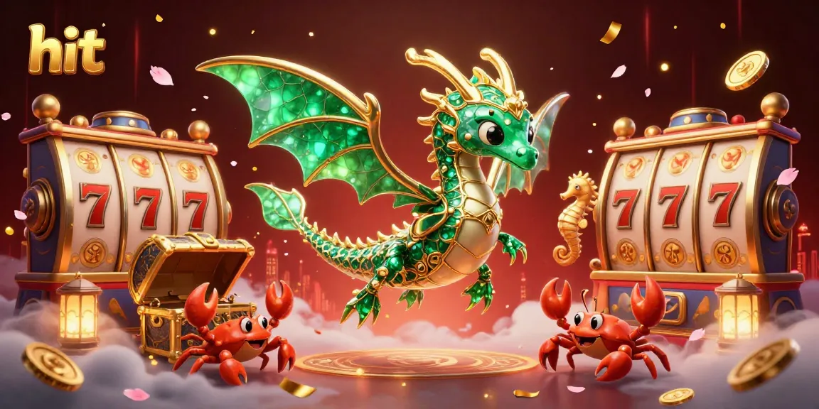 Engage with the hit sensation of slot reels and treasures in this vibrant scene!