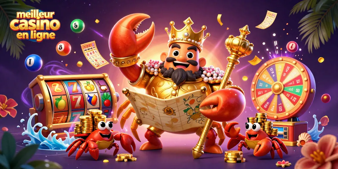 Jouer sur le meilleur casino en ligne avec des machines à sous et un crabe doré comme roi