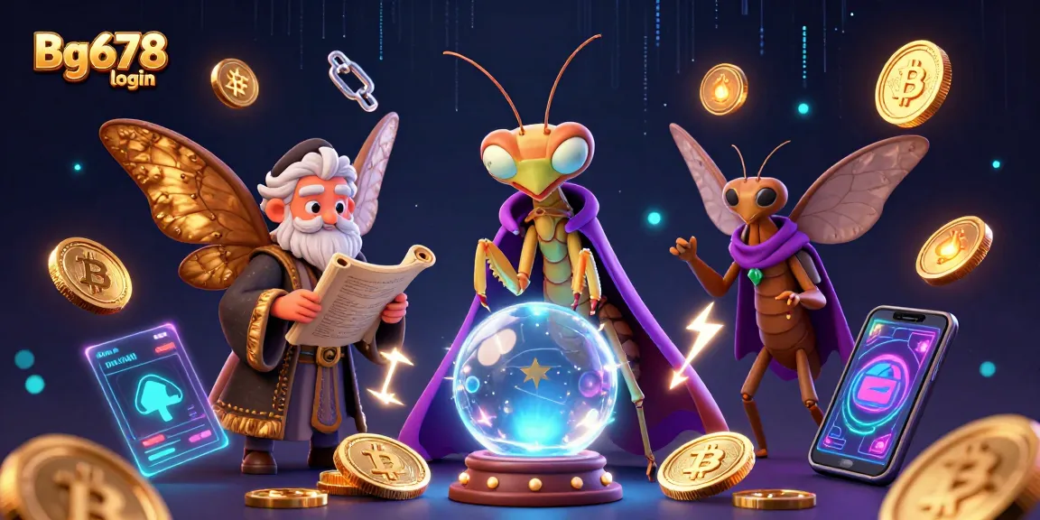 Experience the excitement with Bg678 login amidst a vibrant, mystical casino scene.