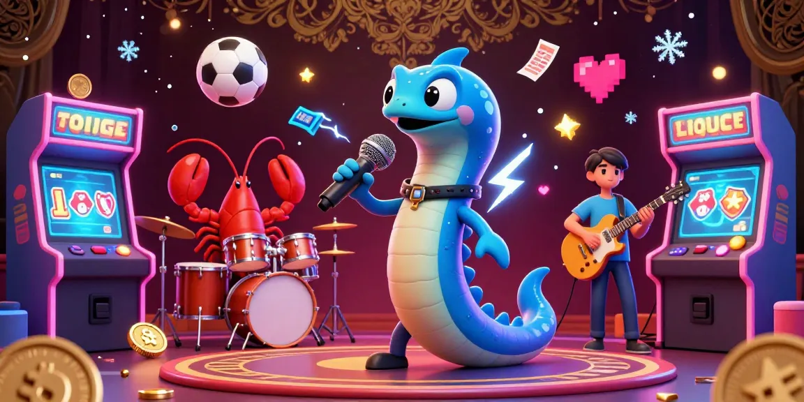 Dynamic underwater casino scene featuring colorful 3D elements and electric eel showcasing situs judi bola betting.