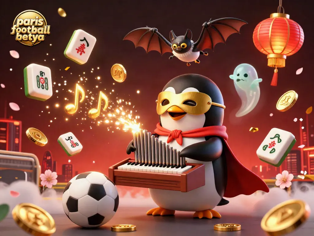 Engage in thrilling sports betting with paris football betya, featuring a vivid 3D mascot scene.