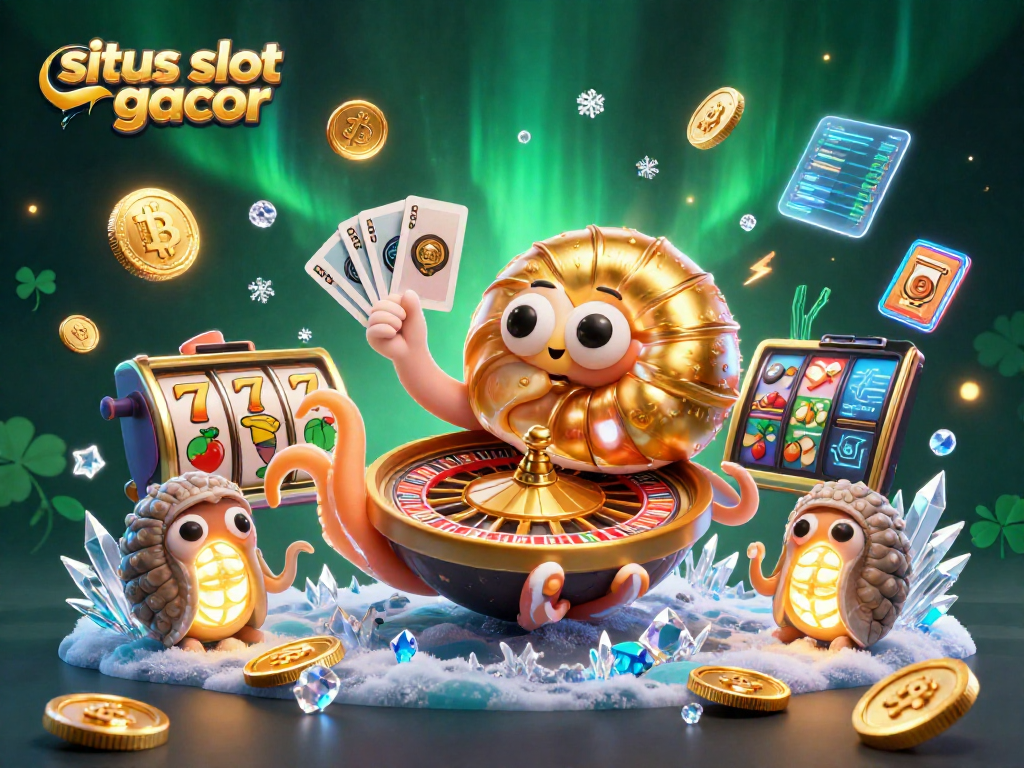Experience thrilling gameplay at situs slot gacor with vibrant slot reels and glowing treasure elements.