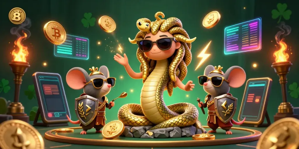 Engage in crypto-style casino fun with XX 8, featuring charming Medusa and a brave warrior mouse.