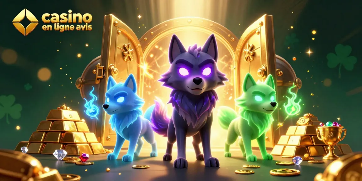 Admirez les riches éléments du casino en ligne avis avec des loups et des trésors scintillants.