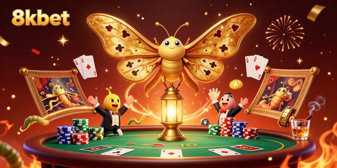 Engage with 8xbet's exciting gaming experience featuring vibrant casino elements and characters.