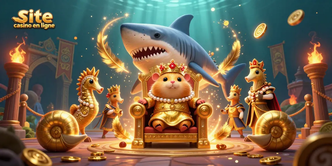 Énergisez votre expérience avec notre site casino en ligne, illustrant des personnages captivants dans un décor sous-marin.